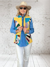 Quilt vest vintage "fan fair"